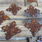 Great Buy-ER-Rustic Iron Medallions- 3 inches-Iron Hardware