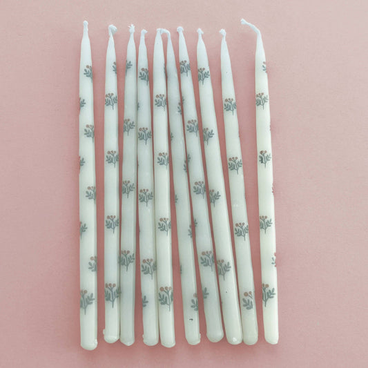 Rosehip Tapered Candles (x10)