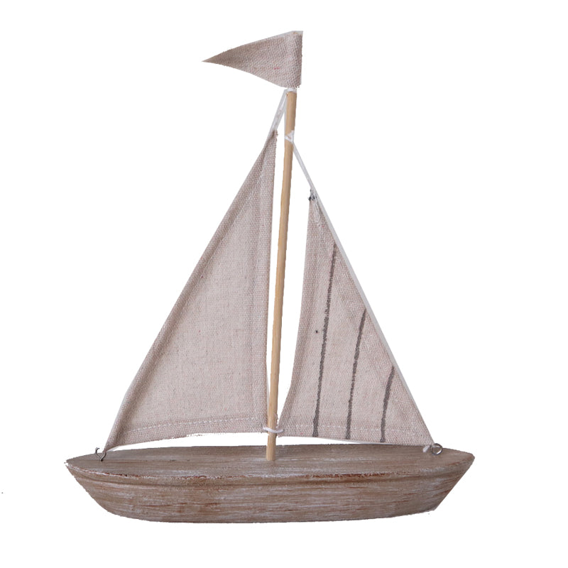 Wooden Sailboat 9 1/2"