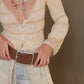 Suede Hex Hip Belt