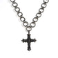 Betty Necklace Audrey Cross - Gun Metal