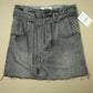 Tie Waist Jean Skirt