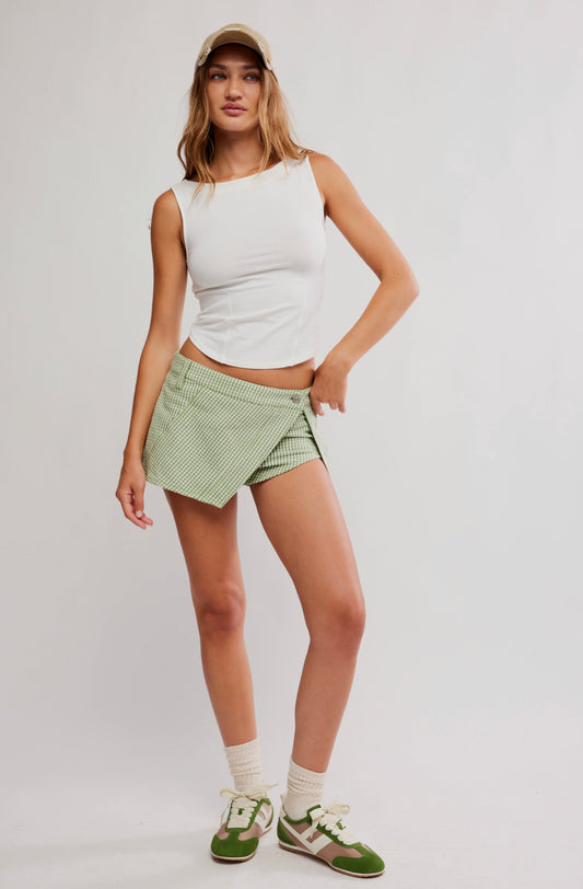 Georgie Gingham Micro Short