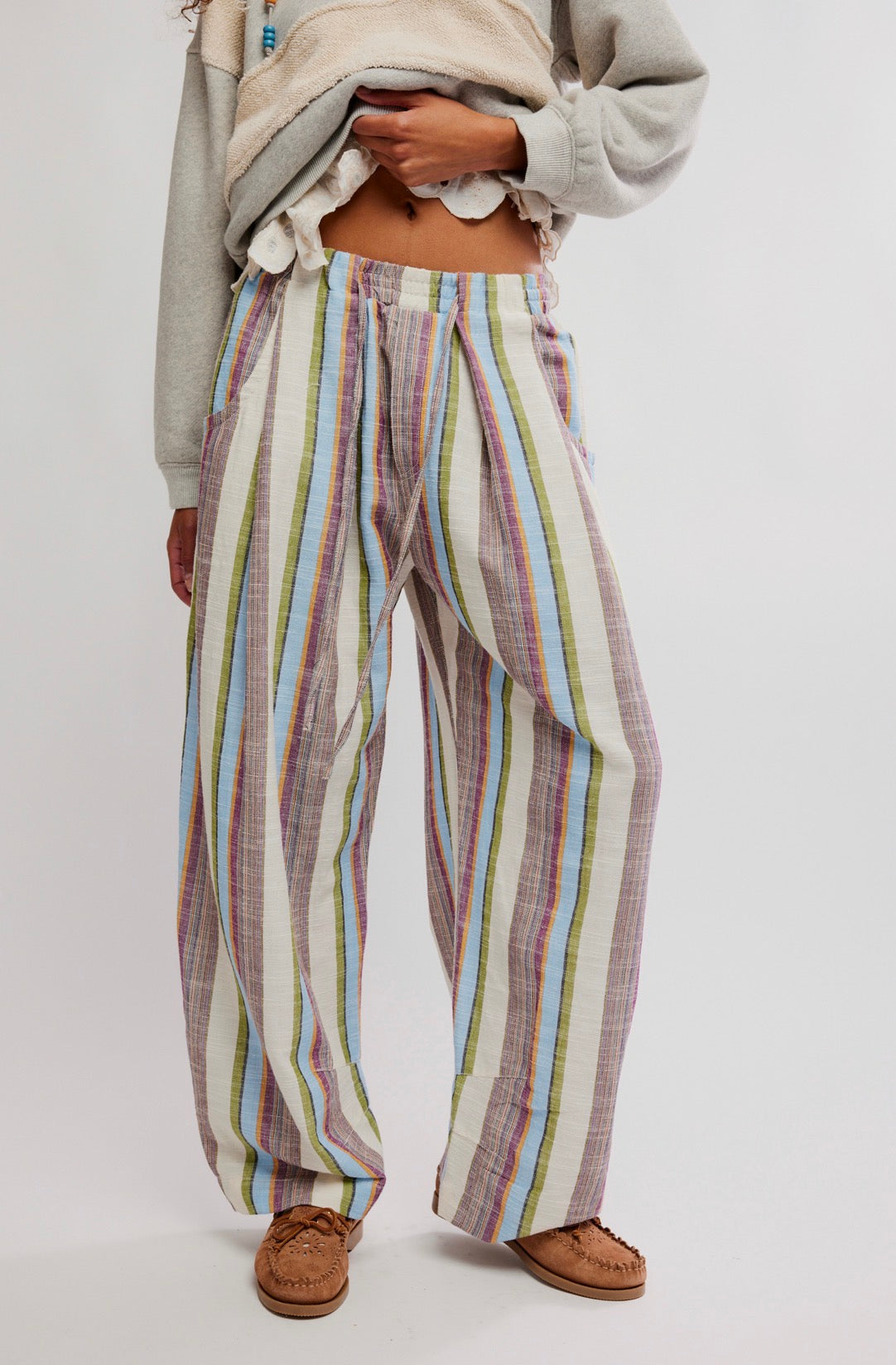 Chambers Laid Back Pull on Pants Stripe