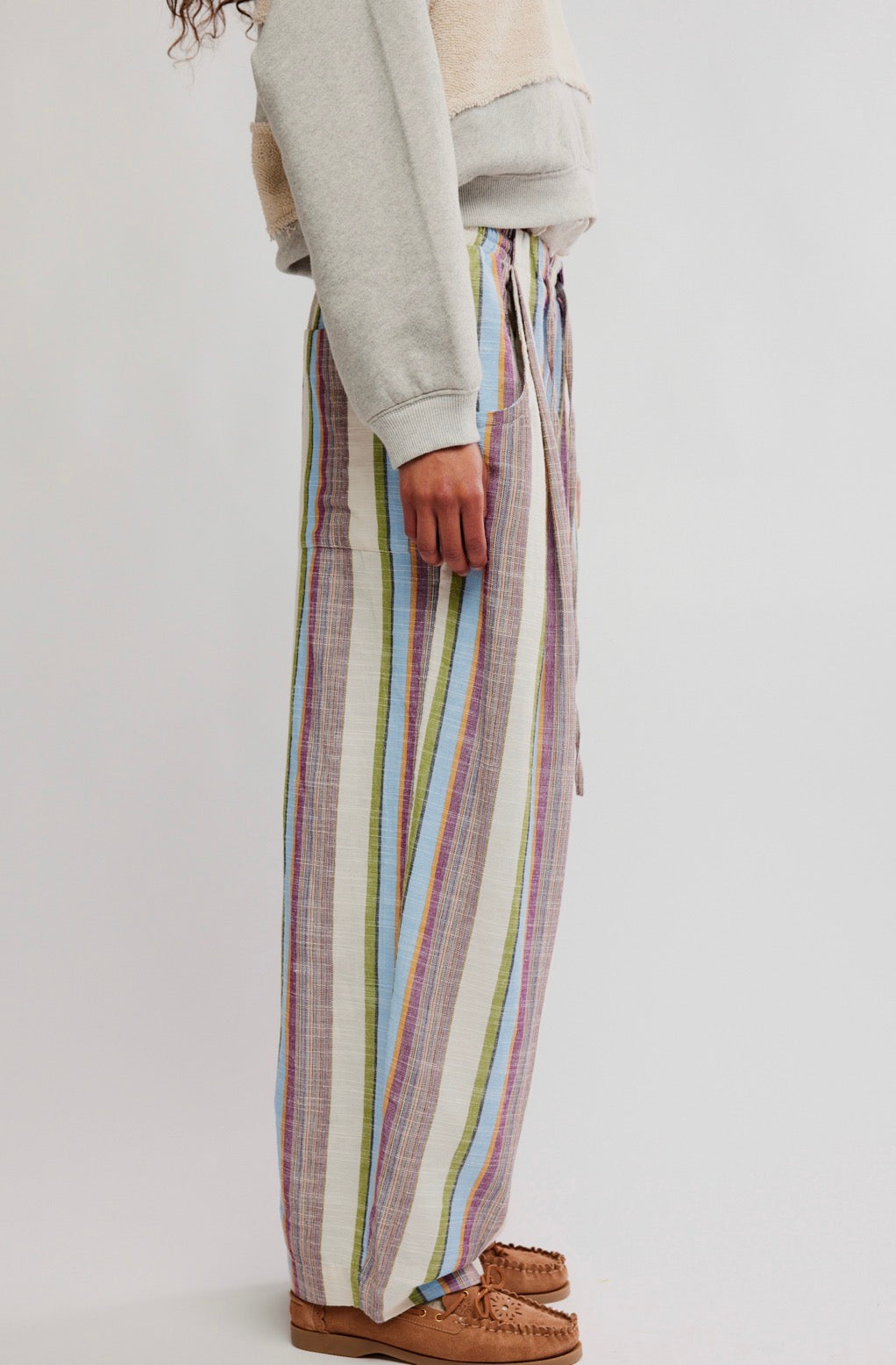 Chambers Laid Back Pull on Pants Stripe