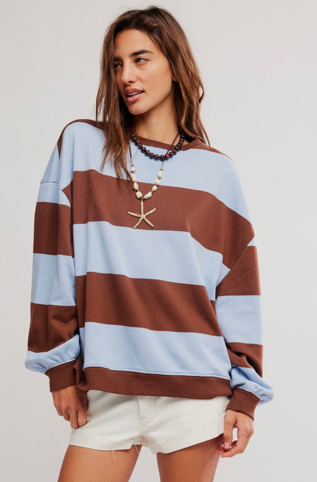 Classic Stripe Crew Wide
