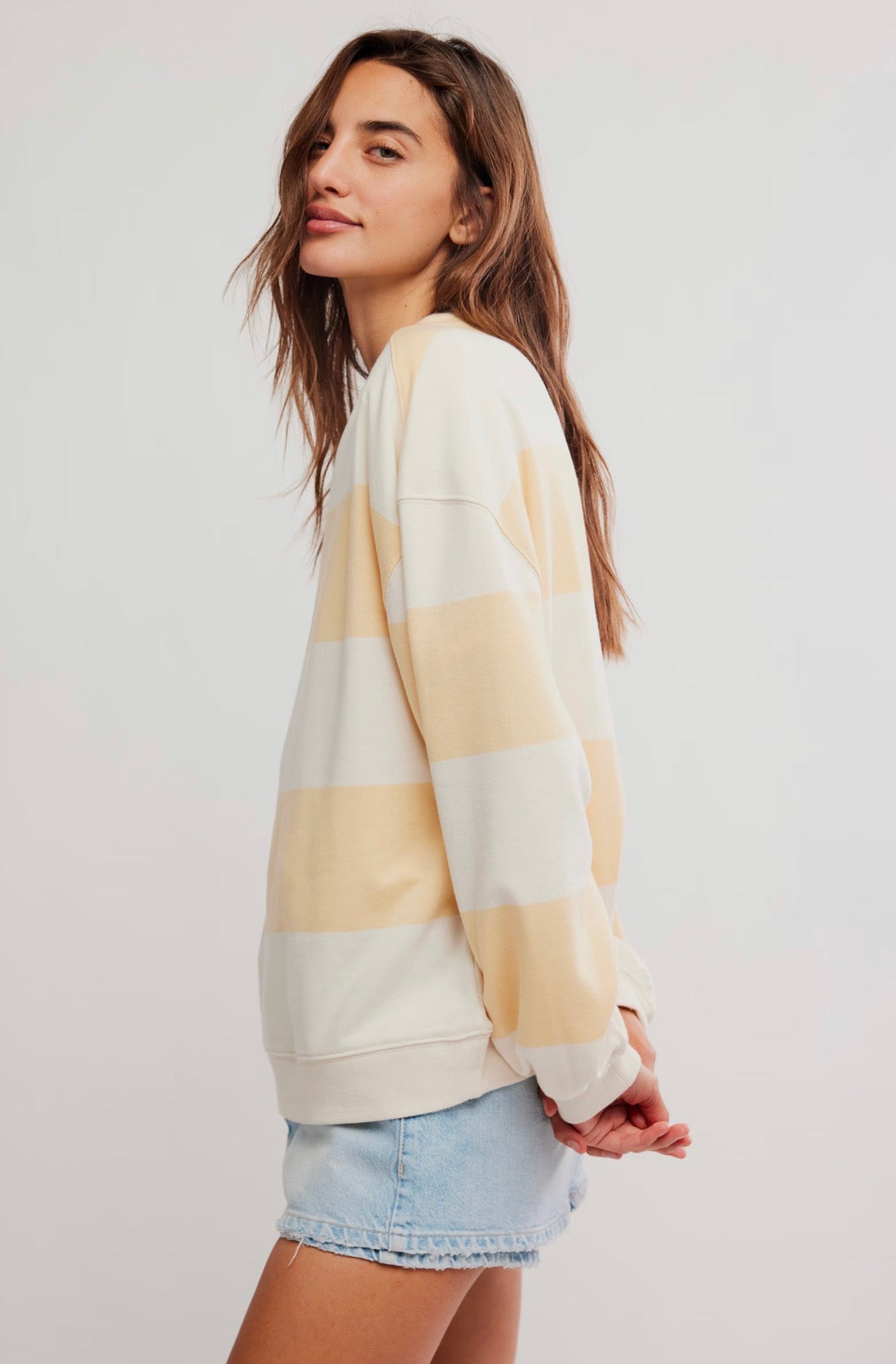 Classic Stripe Crew Wide
