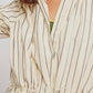 Devon Balloon Stripped Jacket