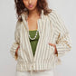 Devon Balloon Stripped Jacket