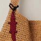 Coastal Crush Straw Tote
