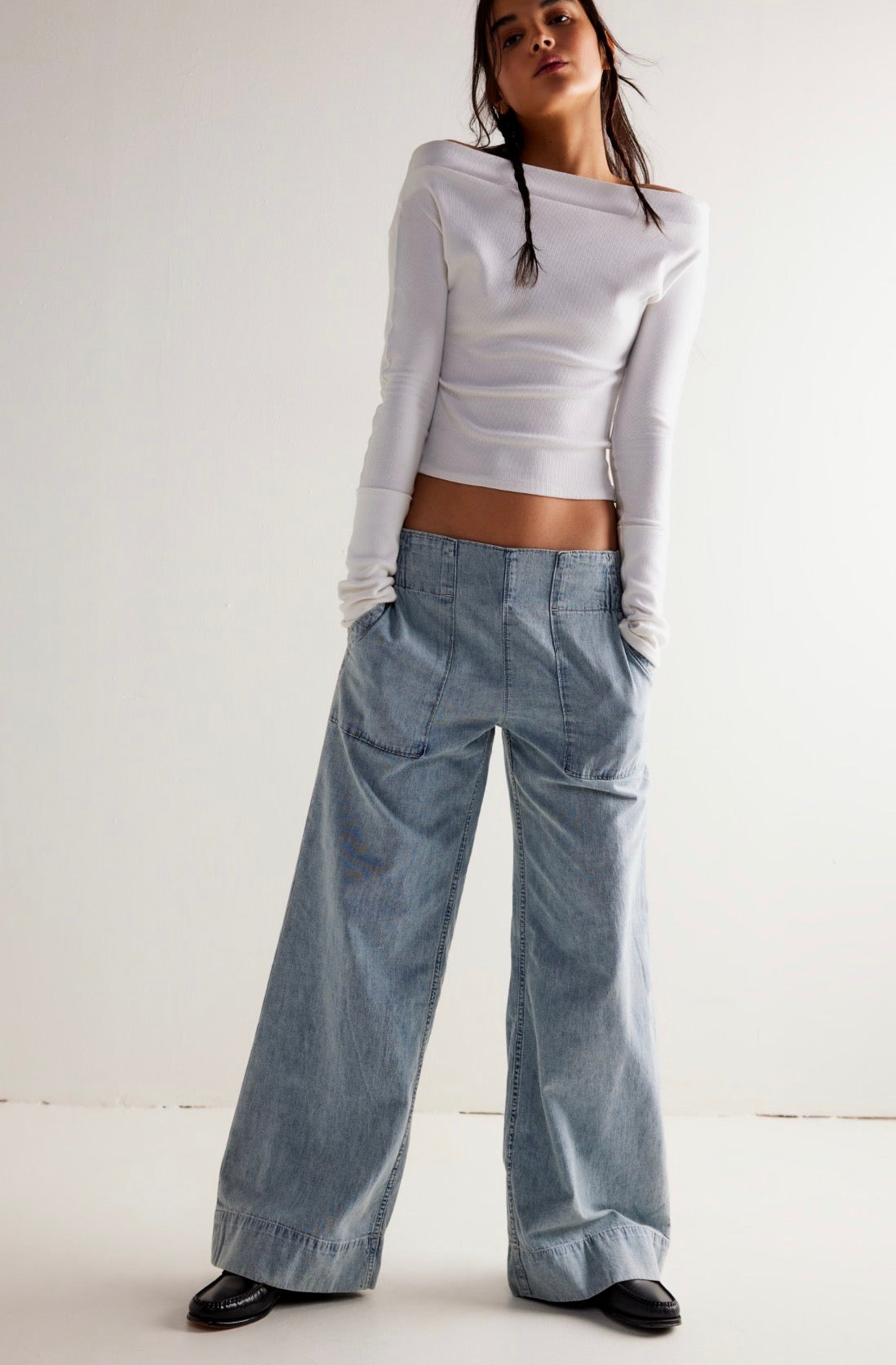 Breezy Denim Pull On