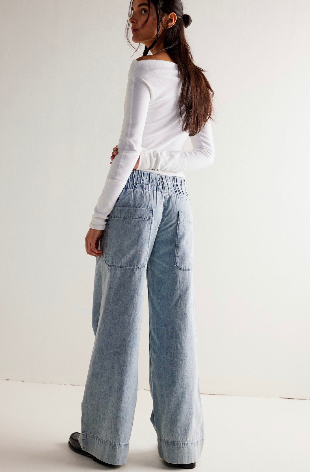 Breezy Denim Pull On