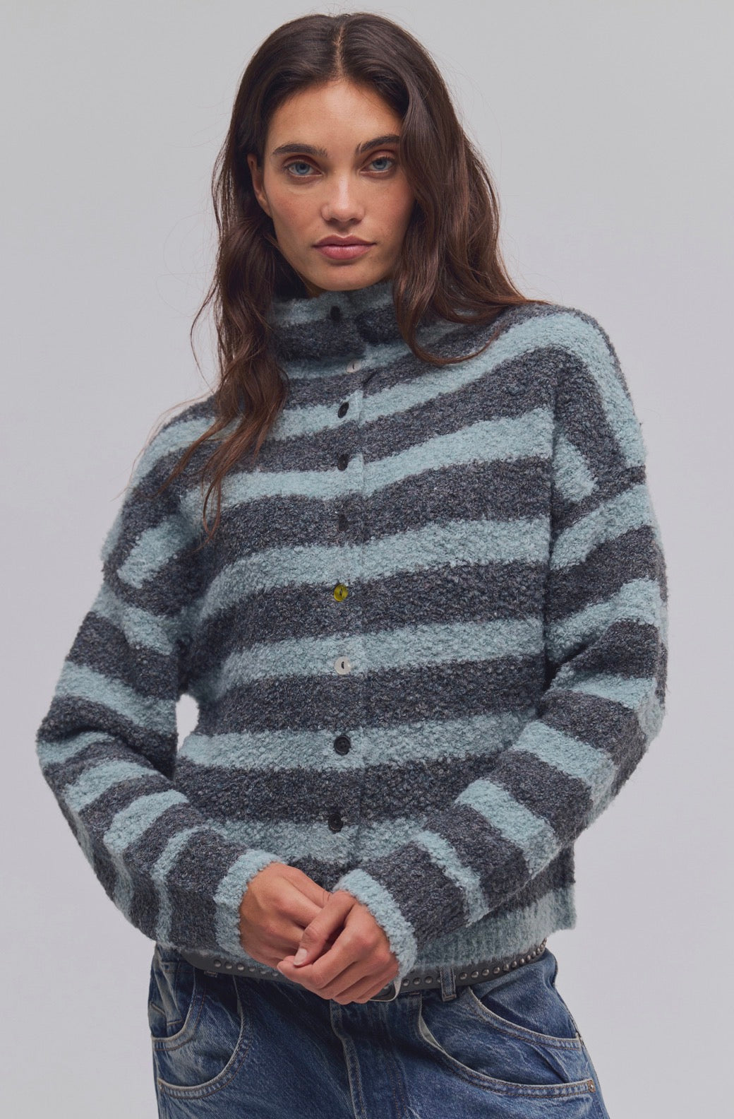 WTF Button Collection Cardi