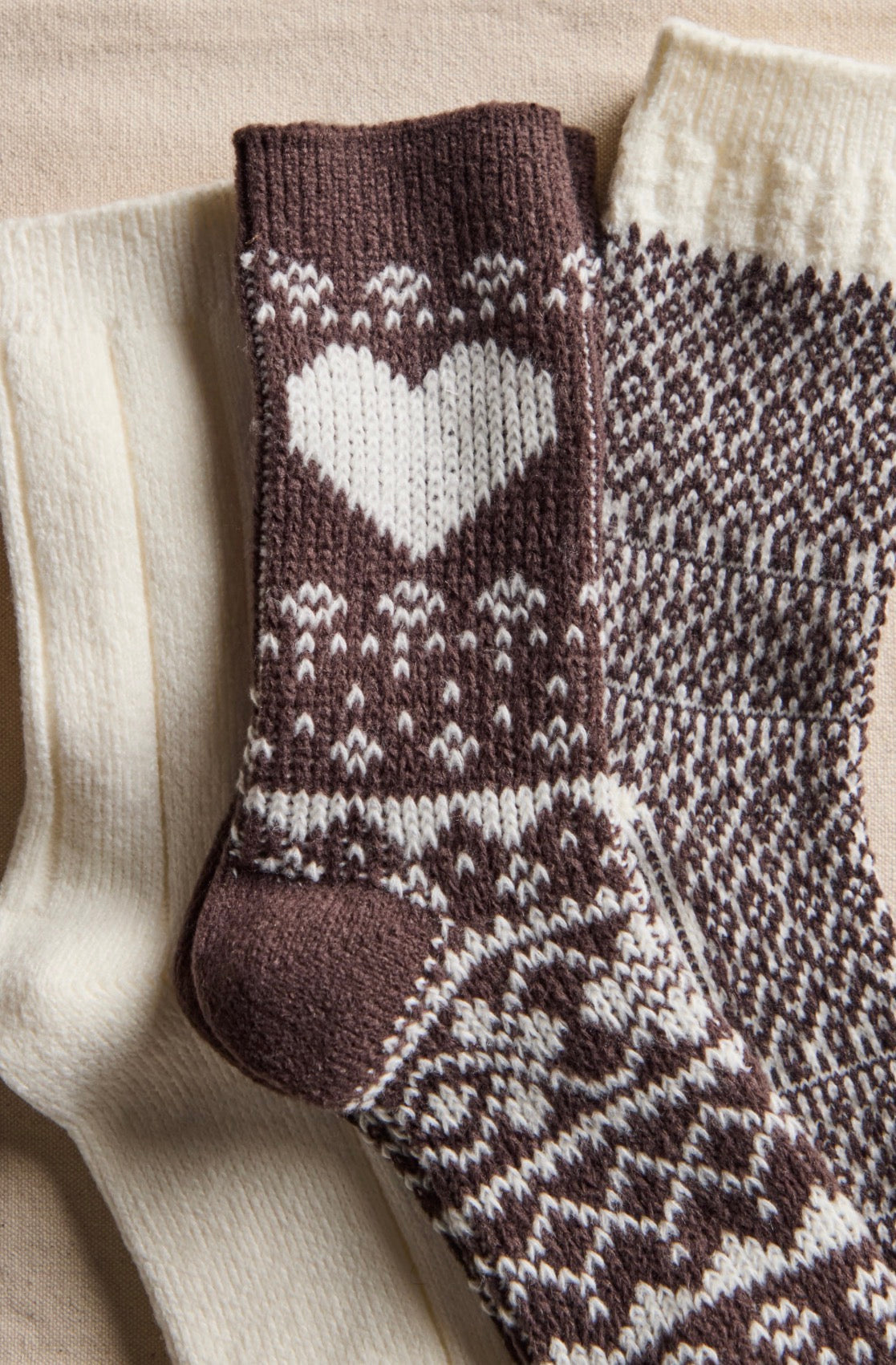Nordic Knit Sock - Pack of 3