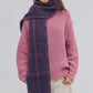 Highland Plaid Skinny Scarf