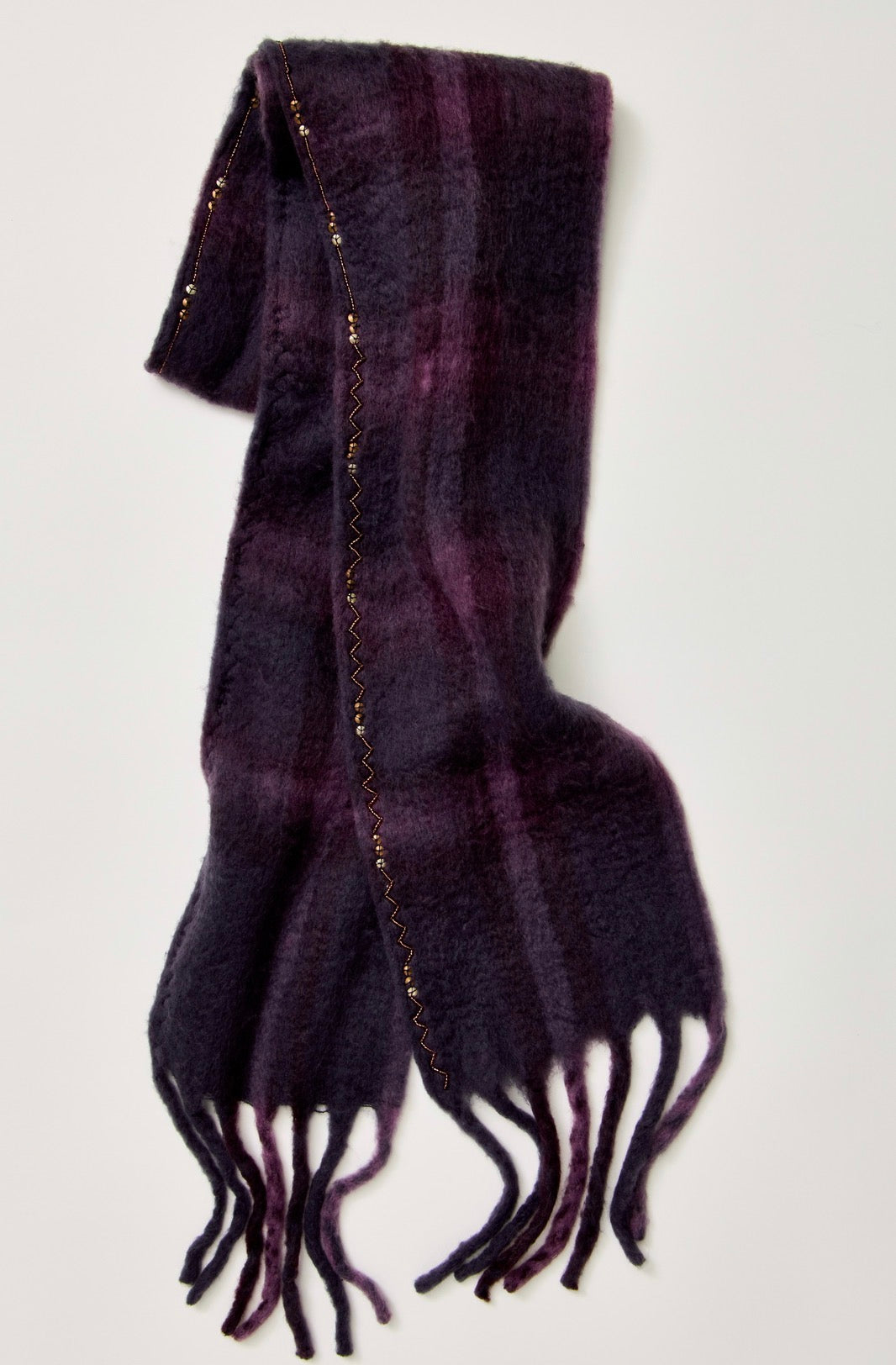 Highland Plaid Skinny Scarf