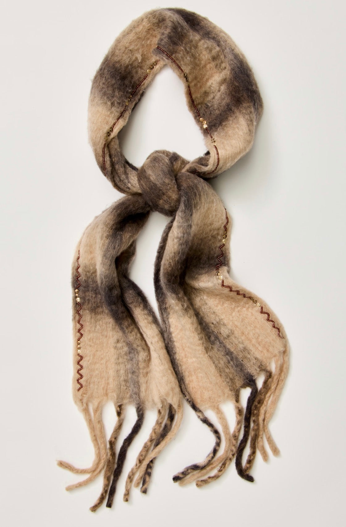 Highland Plaid Skinny Scarf