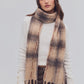 Highland Plaid Skinny Scarf