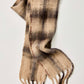 Highland Plaid Skinny Scarf