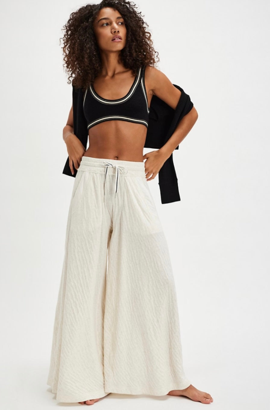 Wait A Minute Wide Leg
