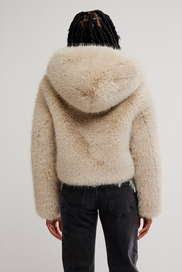 LOUDER PLEASE HOODED-SNOW