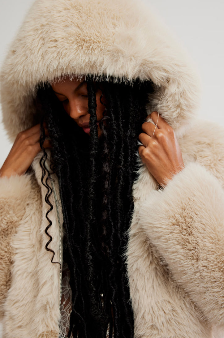 LOUDER PLEASE HOODED-SNOW