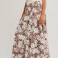 Zephyr Bustle Convertible Print Maxi