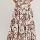 Zephyr Bustle Convertible Print Maxi