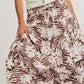 Zephyr Bustle Convertible Print Maxi