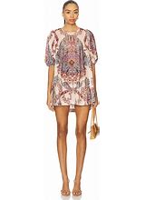 Maye Printed Velvet Tunic