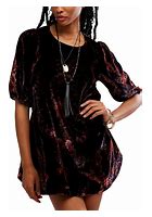 Maye Printed Velvet Tunic