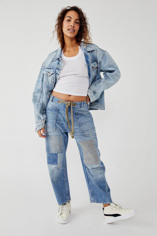 Moxie Pull-on Barrel Jean