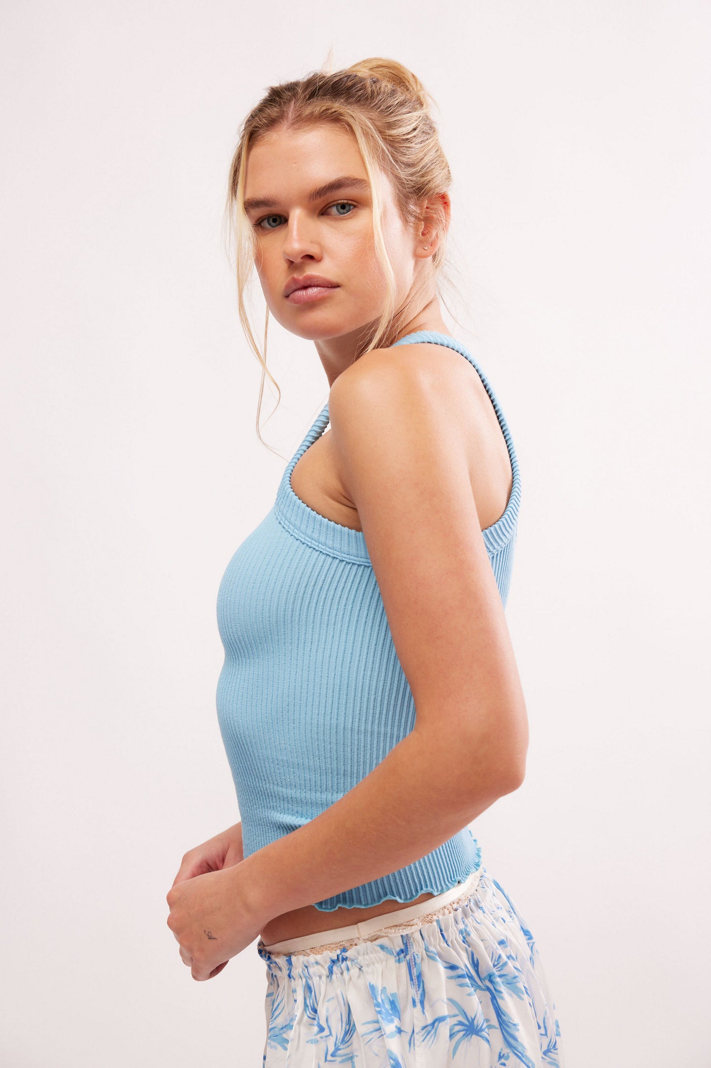 Ribbed Seamless Tank