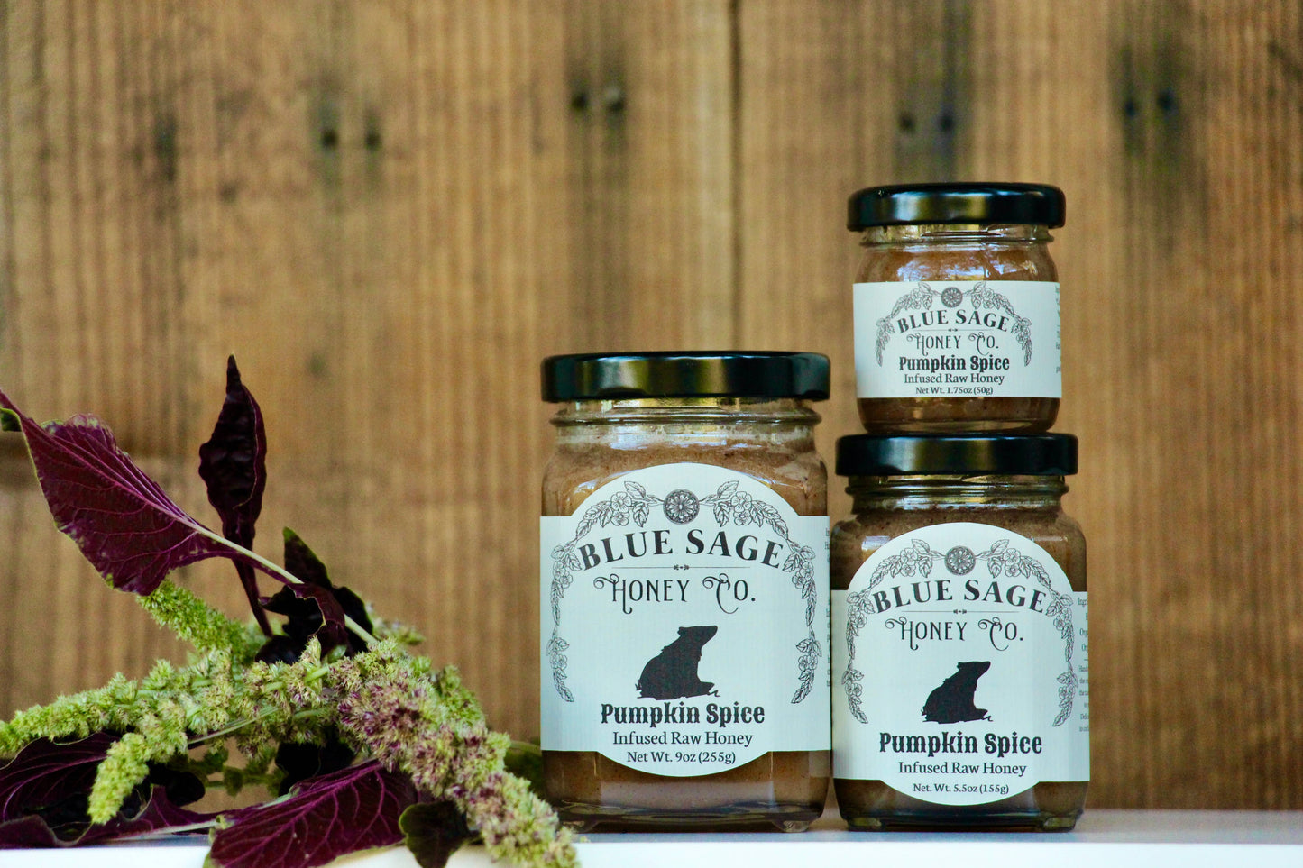 Pumpkin Spice Infused Raw Honey, Halloween, Thanksgiving: 9oz