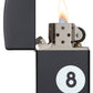 Zippo Billiards 8-Ball Black Matte Windproof Lighter