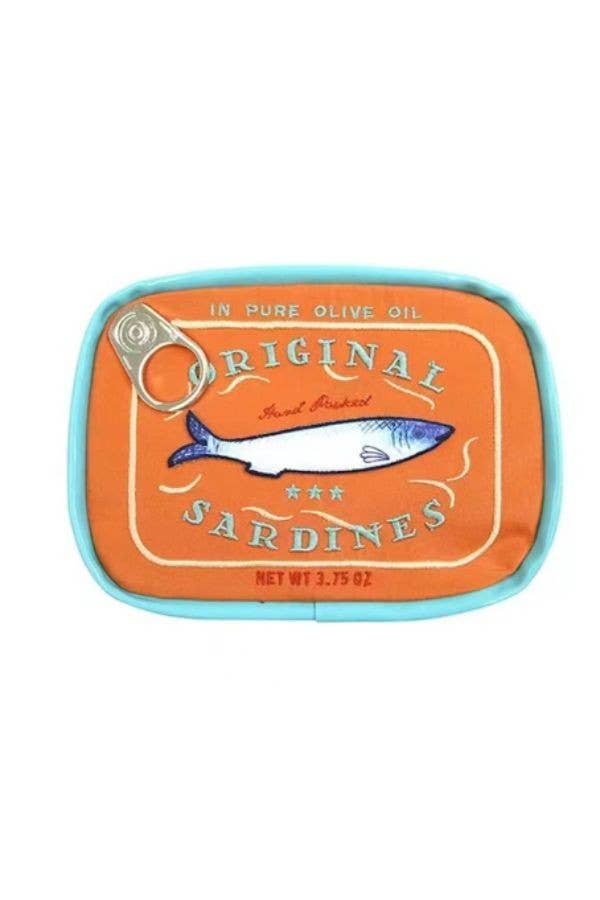 Sardine's Tin Can Gift Cosmetic Bag : Orange