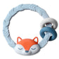 *NEW OPTION* Ritzy Rattle™ Silicone Teether Rattles: Highland Cow