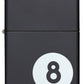 Zippo Billiards 8-Ball Black Matte Windproof Lighter