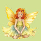 Sunflower Fairy Cake Topper