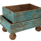Temple Garden Planter Farmhouse Trays-Turquoise