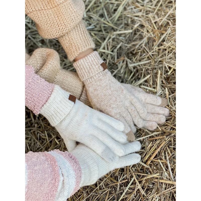 CC Soft Ribbed Knit Glove