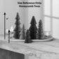Honeycomb trees, vintage folding paper, Christmas