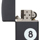 Zippo Billiards 8-Ball Black Matte Windproof Lighter