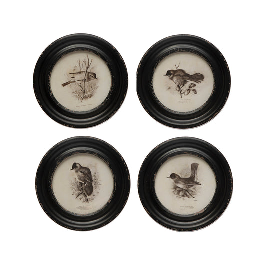 Round Bird Wall Decor