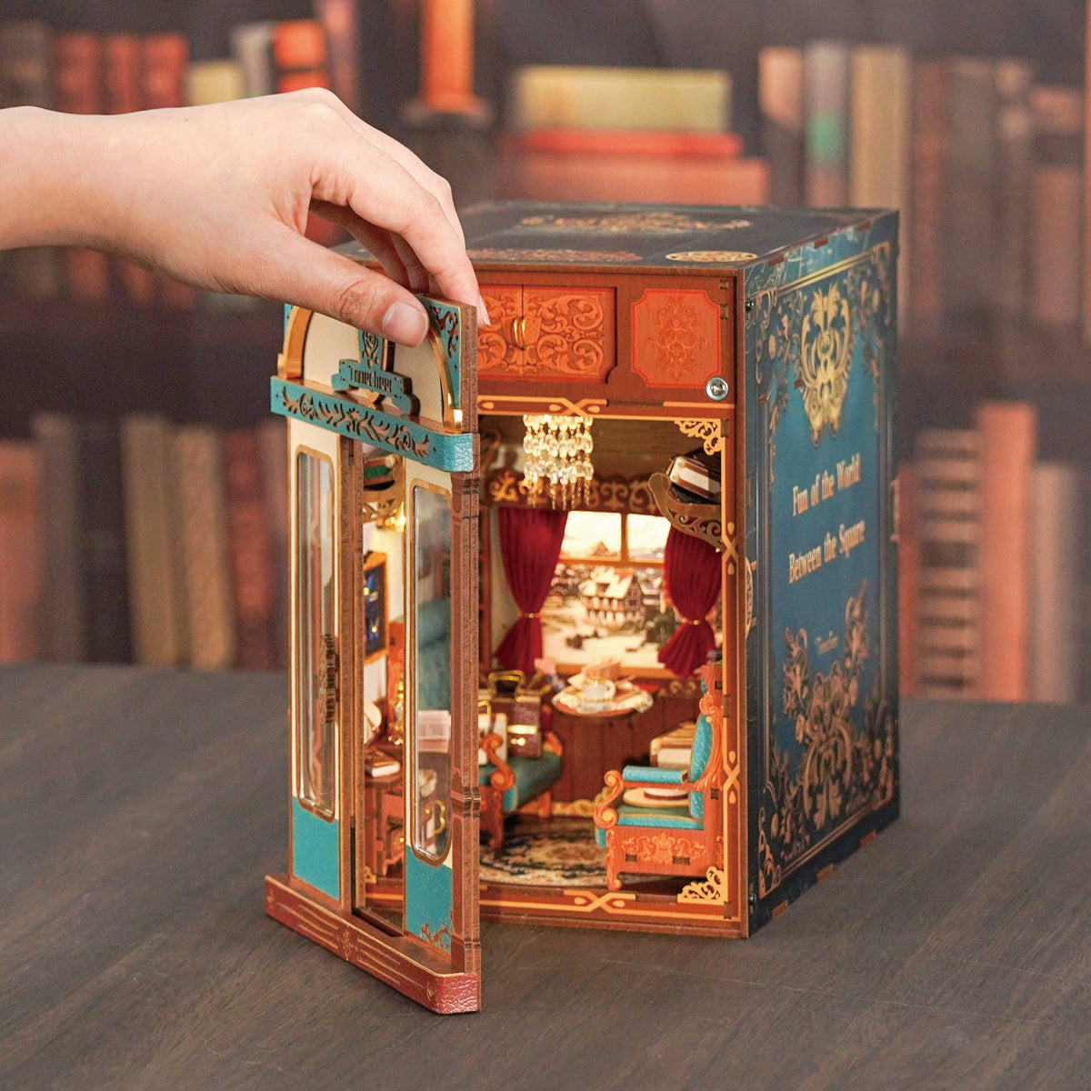 DIY Book Nook Kit: European Travels (Motion Scene)