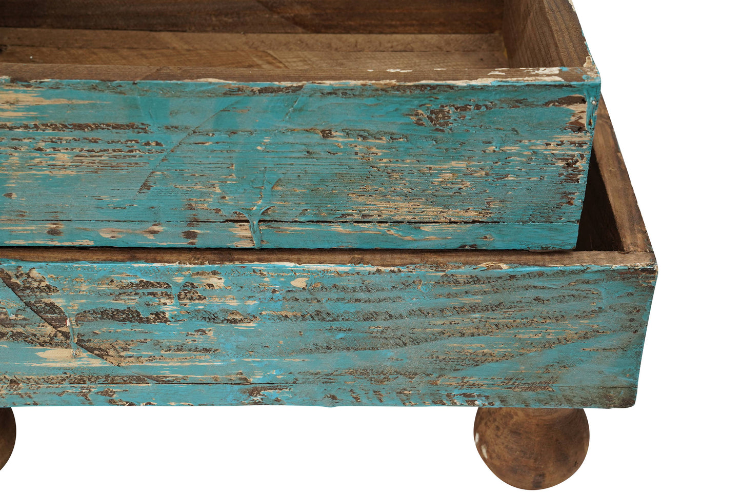 Temple Garden Planter Farmhouse Trays-Turquoise