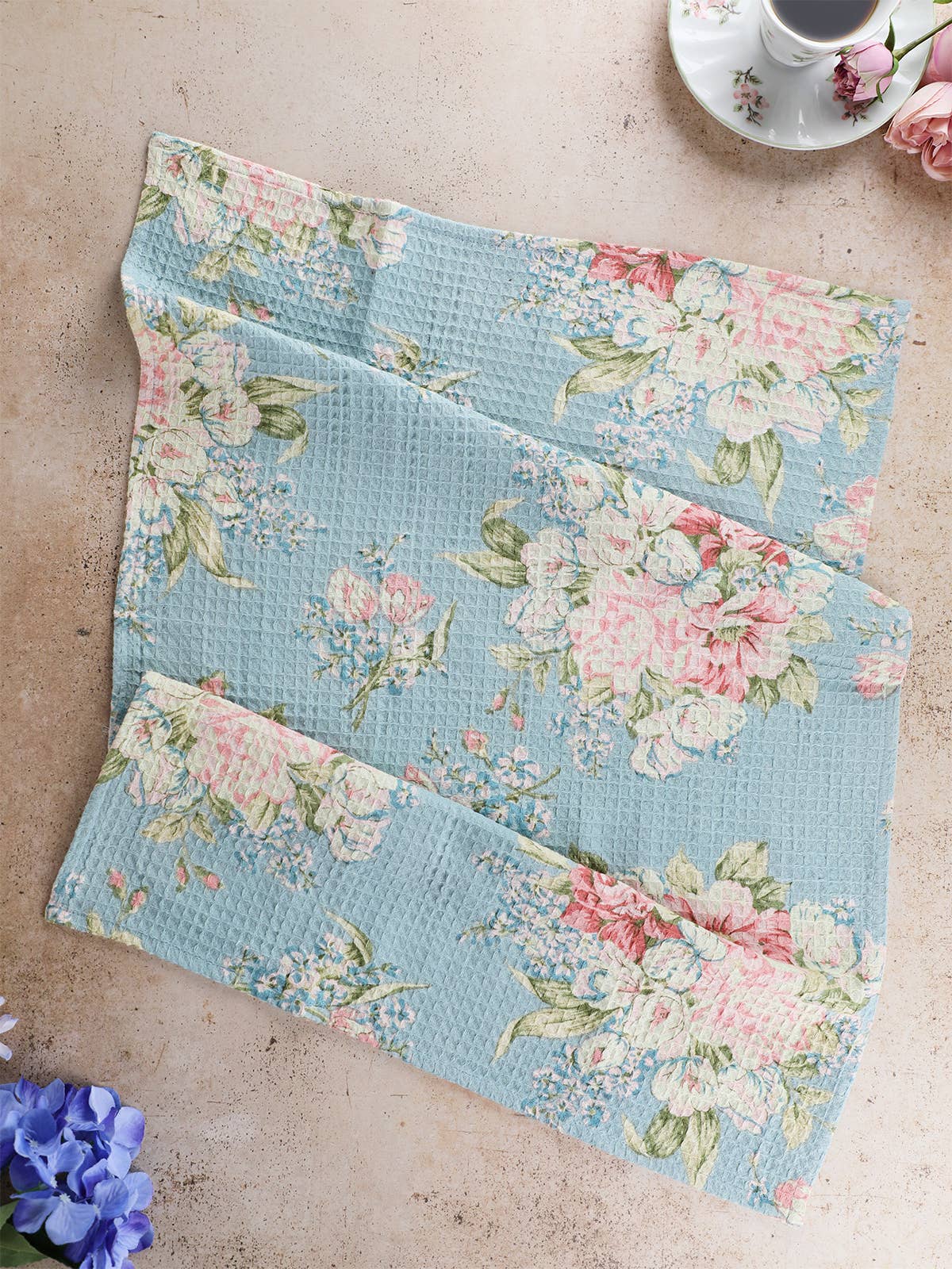 Blanche Tea Towel - Mist