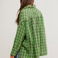 Cardiff Plaid Button Down Top