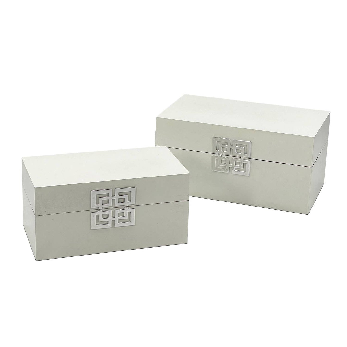 Storage Home Decor Wood Keepsake Box Gift Box Set of 2: Golden