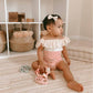 *NEW OPTION* Ritzy Rattle™ Silicone Teether Rattles: Highland Cow